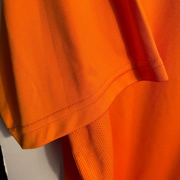Men’s XL Wilson Jersey Round neck “T”, bright orange, breathable mesh underarm. - Picture 12 of 13